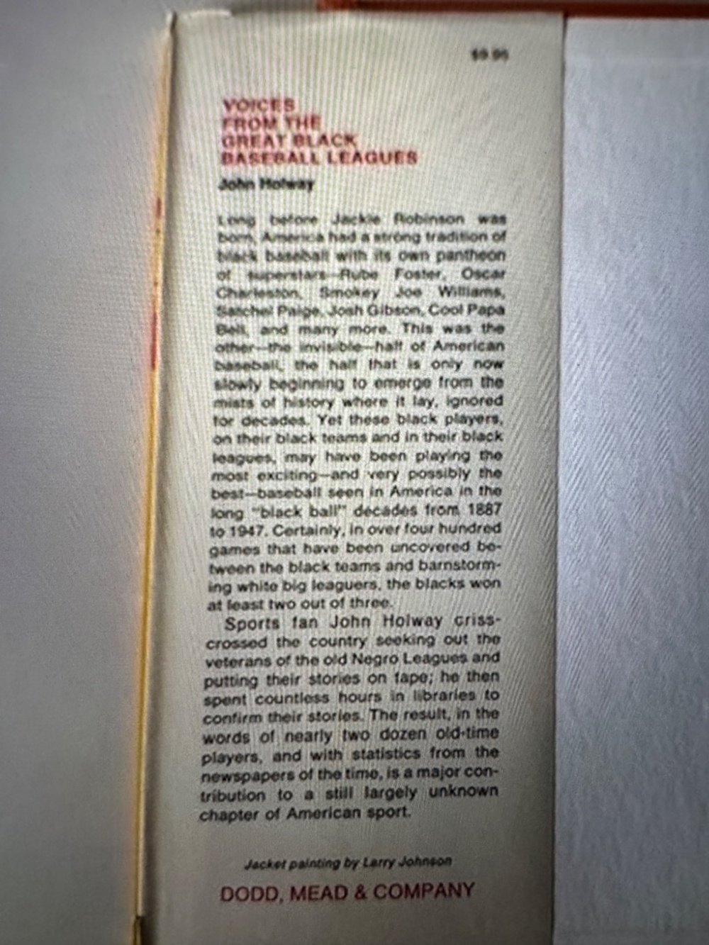 Voices From The Great Black Baseball Leagues - Picture 2 of 8